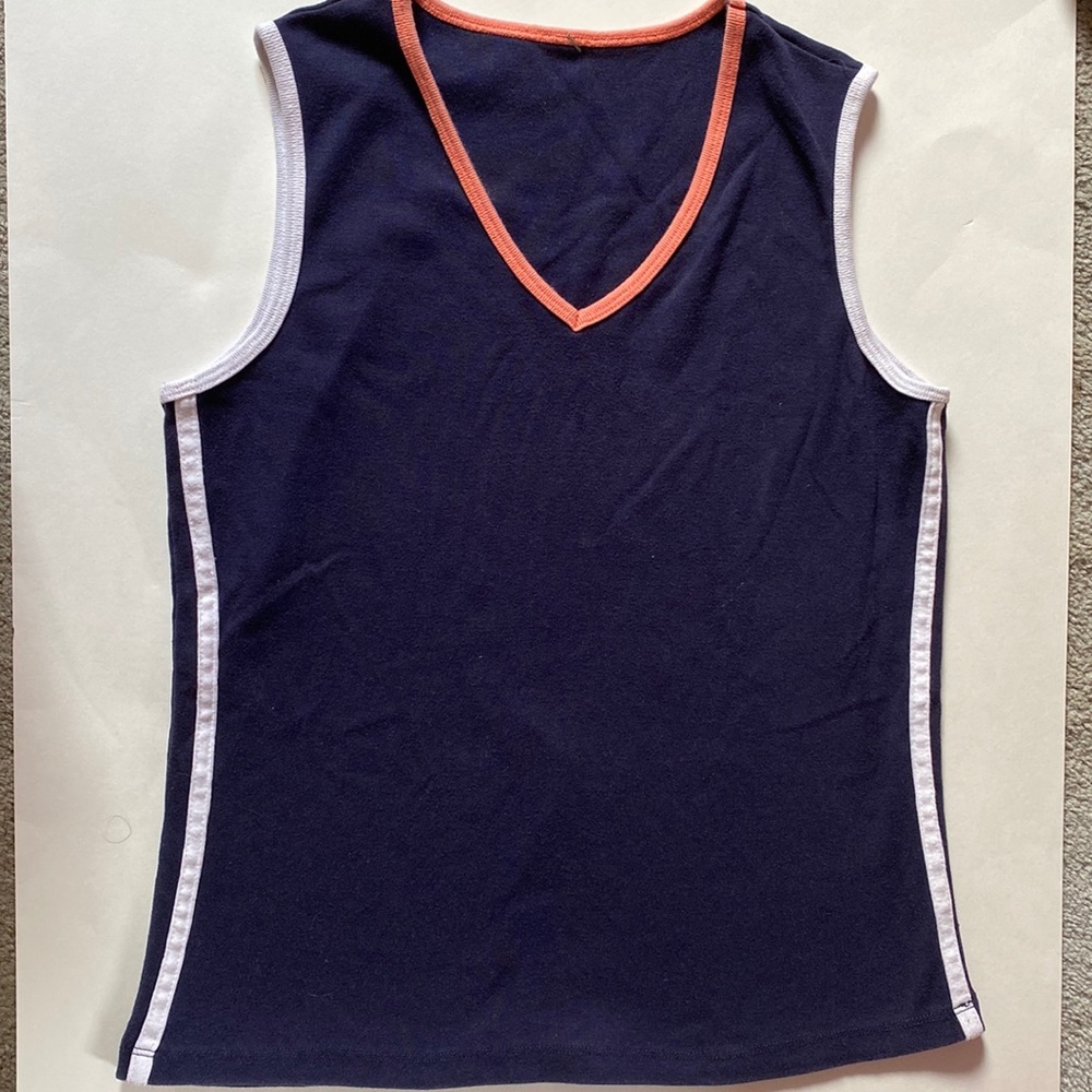 Navy Athletic Tank Top